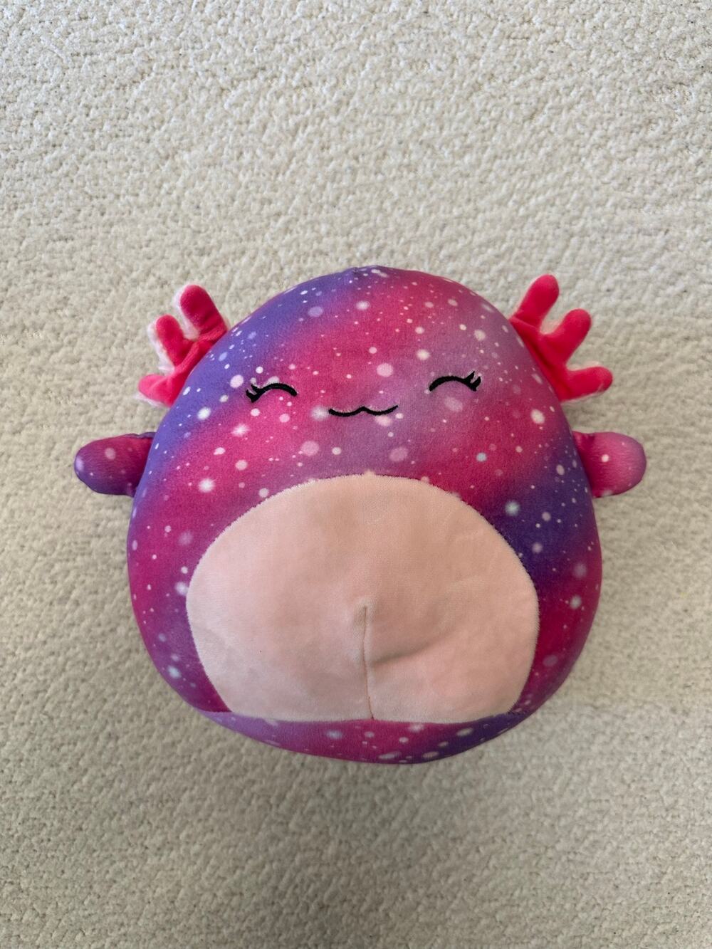 Squishmallow Mystery Squad Pink Galaxy Axolotl Stuffed Animal